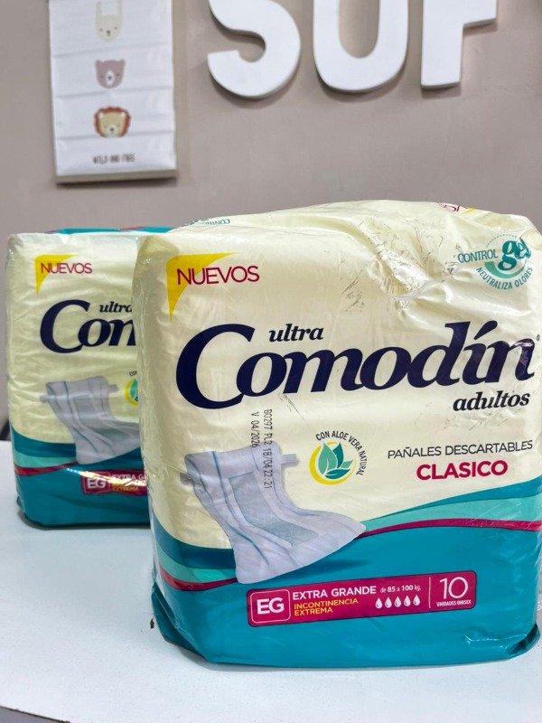 Producto - Pack x2 comodin pañales adulto rectos talle eg