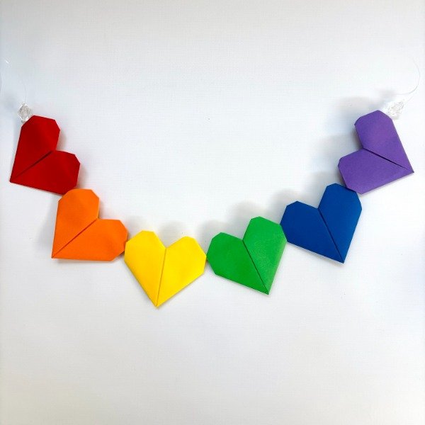 Producto - Guirnalda de corazones Orgullo