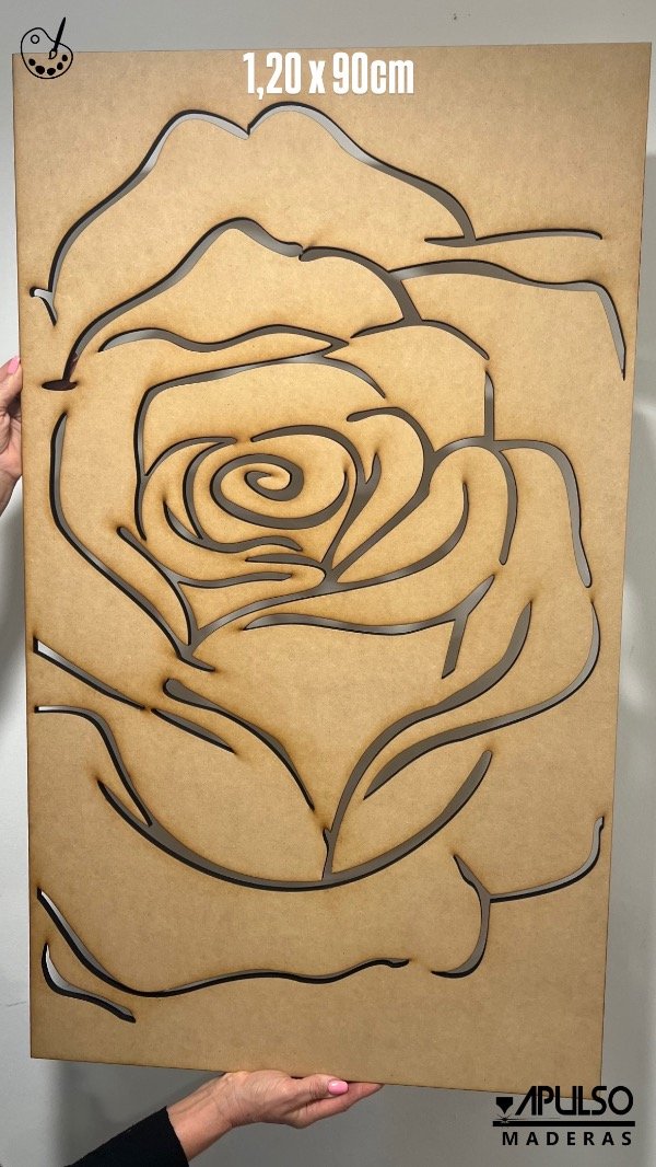 Producto - ROSA 1,20x90cm (MDF 3MM)