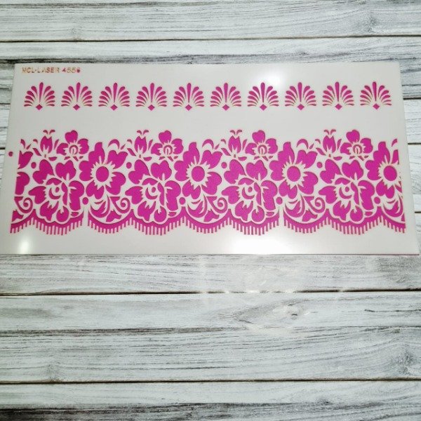 Producto - St 4556 Stencil Guarda Flores  de 40x20 cm