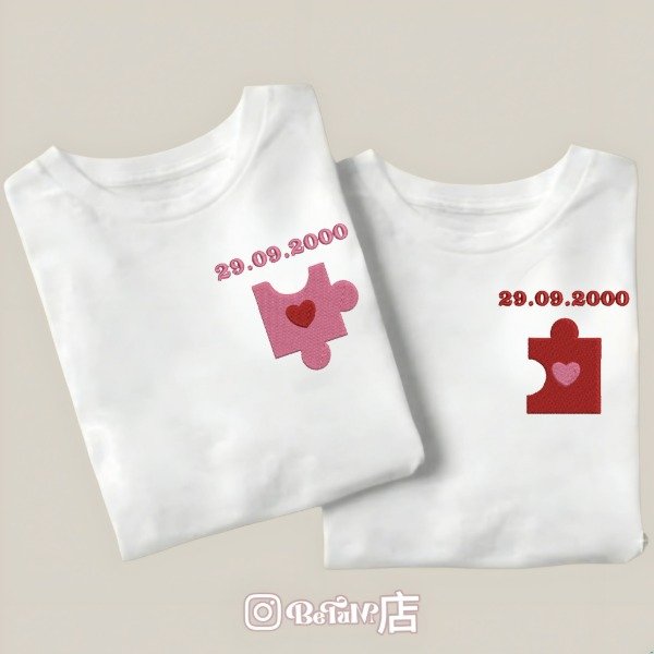 Producto - Remeras Piezas + Fecha (Bordadas)