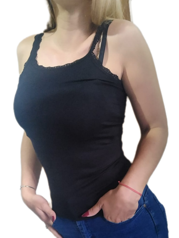 Producto - Musculosa Tiritas Encaje