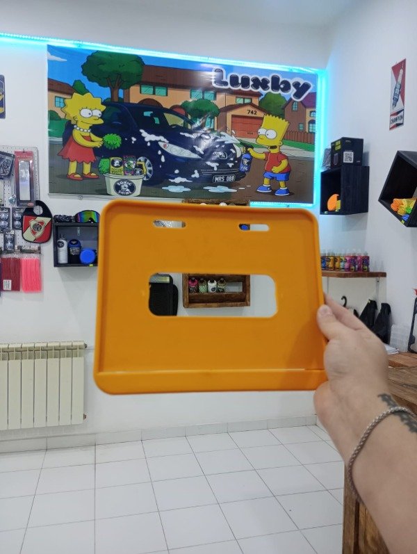 Producto - Porta Patente Amarilla