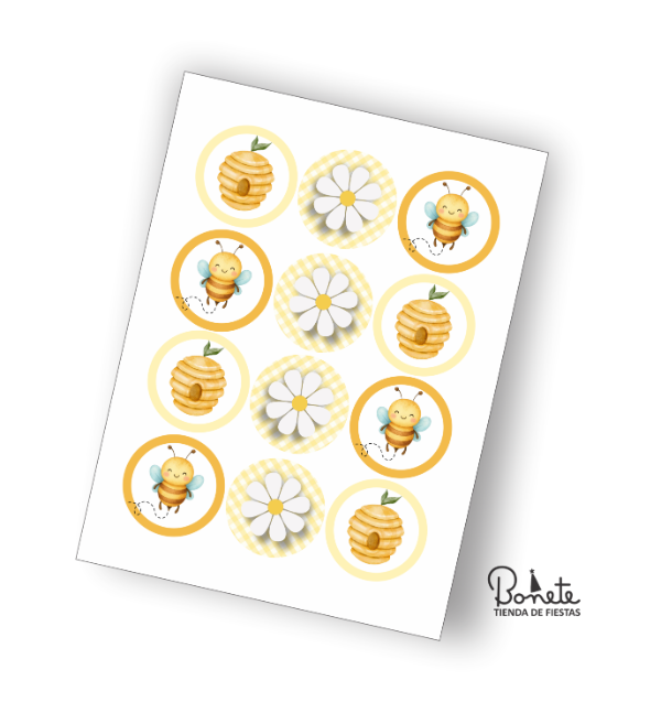 Producto - Abejitas Stickers x 12