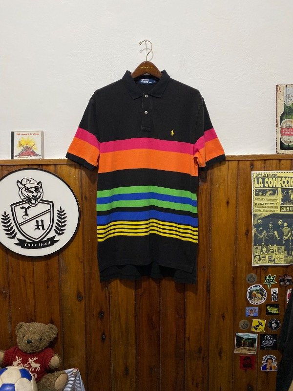 Producto - POLO RALPH LAUREN MULTICOLOR PIQUÉ (L)