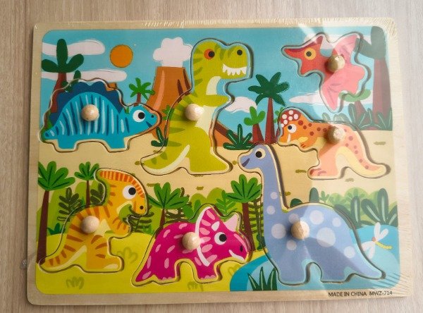Producto - Encastre de dinosaurio con agarre