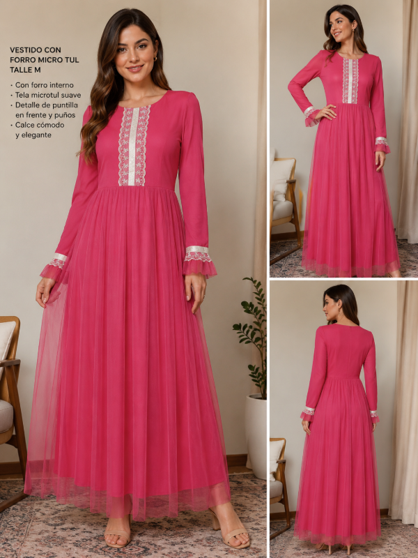 Producto - Vestido Fucsia