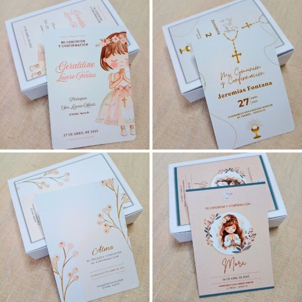 Producto - Tarjetas de comunión / confirmación