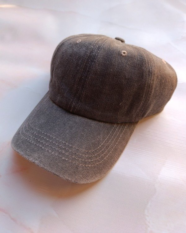 Producto - GORRO VINTAGE LISO MARRÓN