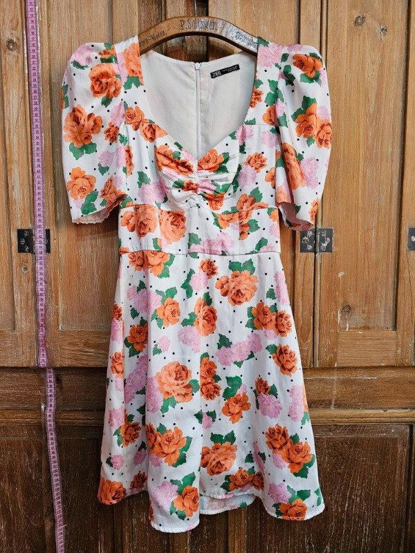 Producto - Vestido Zara Floreado t.XS