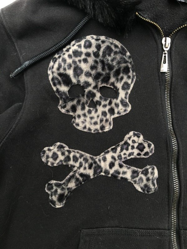 Producto - Fur Animal print skull grey NUEVA! - 4