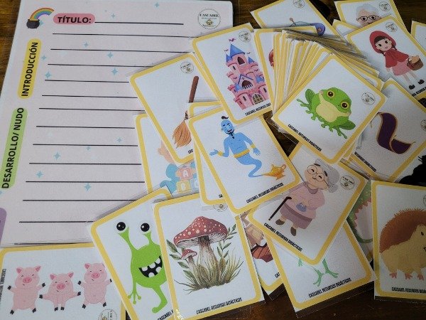 Producto - Kit tarjetas cuenta cuento
