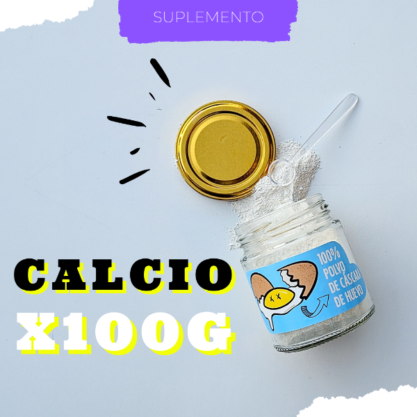 Producto - Calcio (100g de cáscara de huevo en polvo)