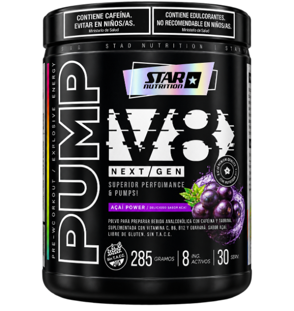Producto - Pump V8 Star Nutrition 285 g - Pre Entreno