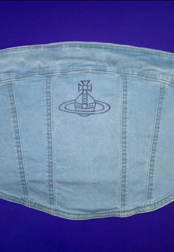 Producto - CORSET jeans celeste VW orbe negro