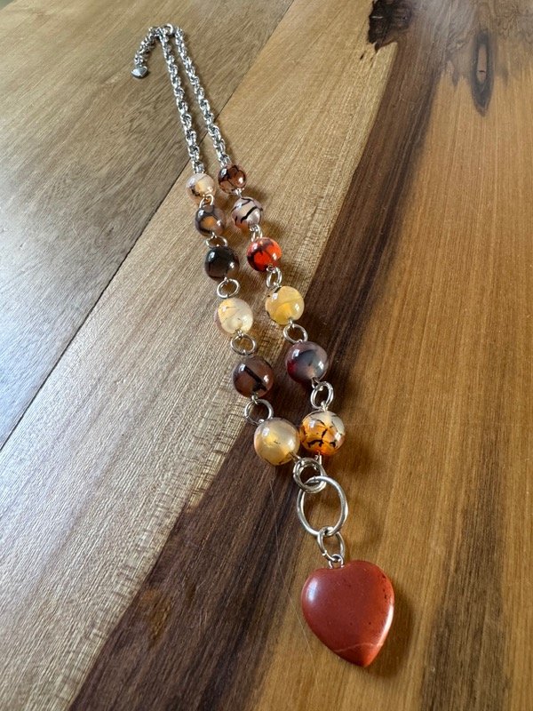 Producto - Collar Corazón Piedra