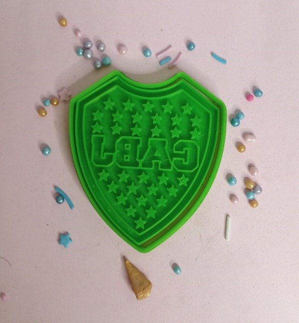 Producto - Cortante 3D con sello escudo Boca juniors
