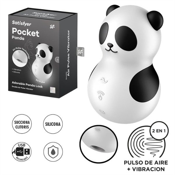 Producto - Pocket Panda Succionador y vibrador con carga USB