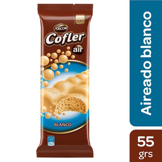 Producto - Cofler Air Blanco 55 gramos