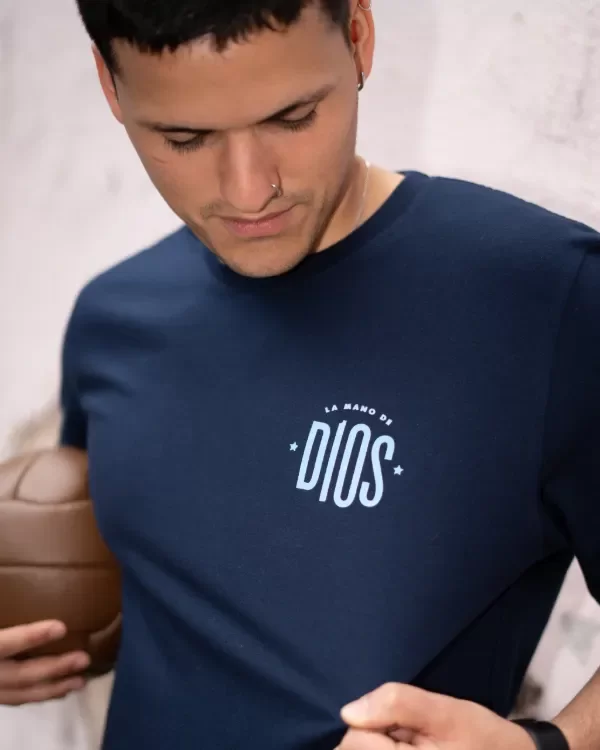 Producto - REMERA THE HAND OF GOD X SAN SPIGA AZUL - 5