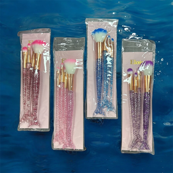 Producto - BROCHAS SIRENA CON GLITTER X4