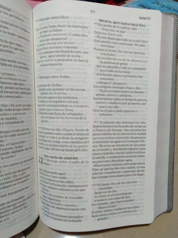 Producto - BIBLIA El Mensaje Tapa Dura Floral - 2
