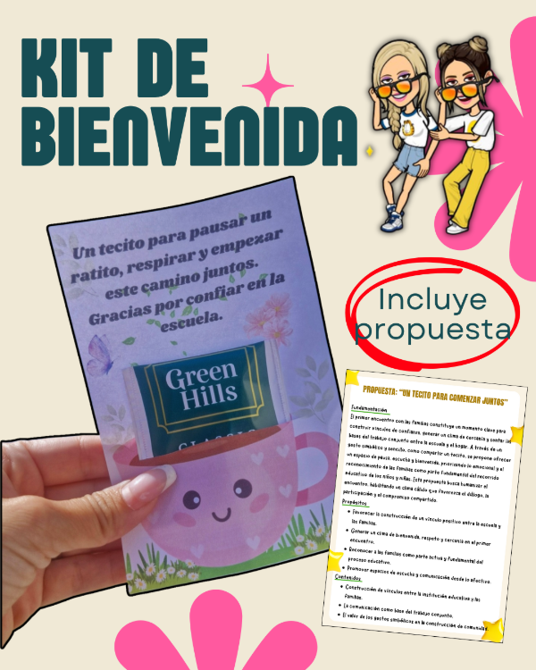 Producto - KIT BIENVENIDA PARA FAMILIAS. UN TECITO PARA COMENZAR JUNTOS