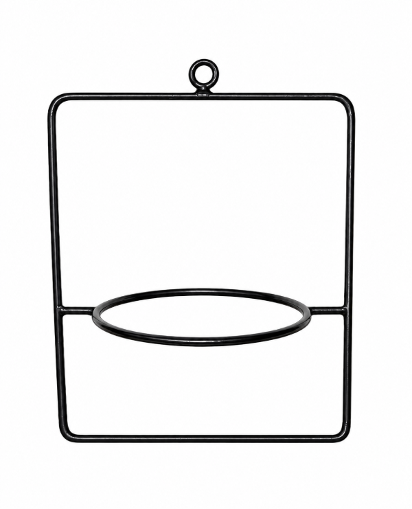 Producto - Portamaceta Metálico Rectangular 30cm - C70