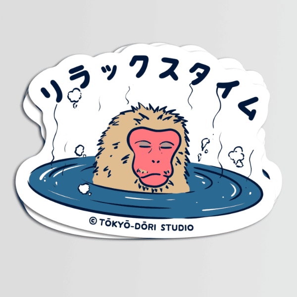 Producto - Sticker Vinilo TokyoDori Studio Monito Relax Otorii Anime Store