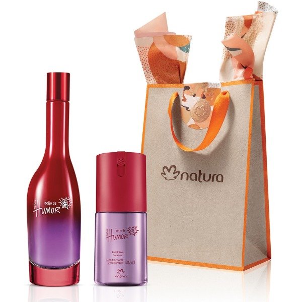 Producto - Beijo de Humor femenino: eau de toilette 75ml + spray corporal perfumado 100ml
