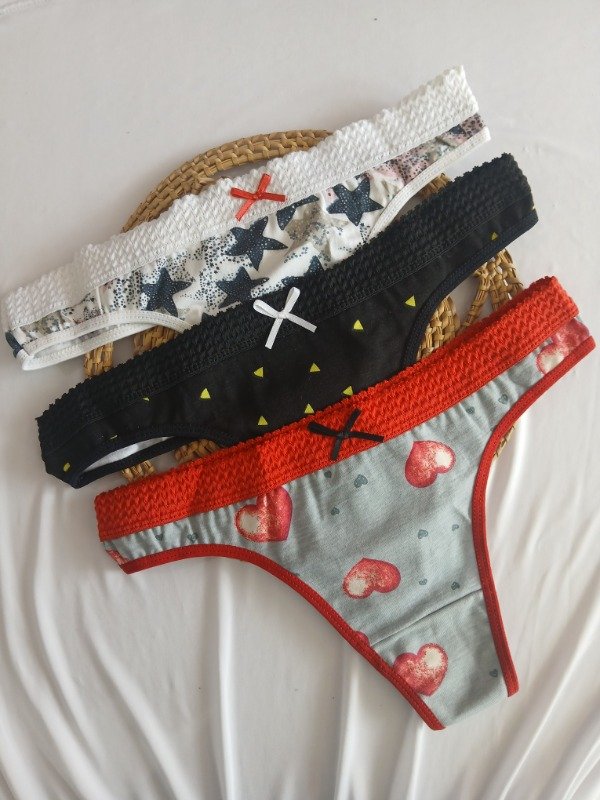 Producto - Colaless algodon con puntilla x3