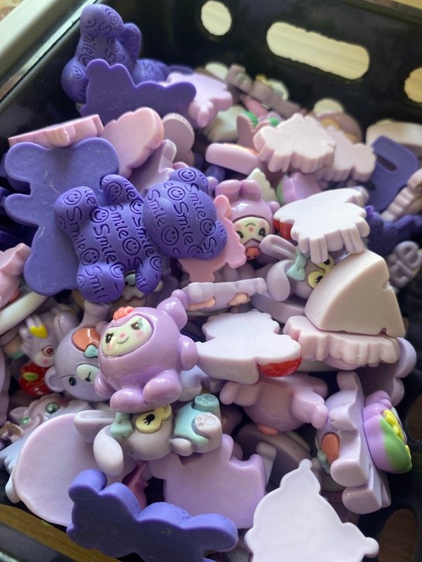 Producto - Charms x10 gama lila