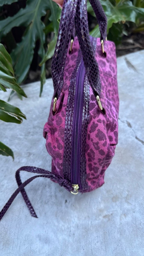 Mini bag Victorias Secret cheetah violet — imagen 2