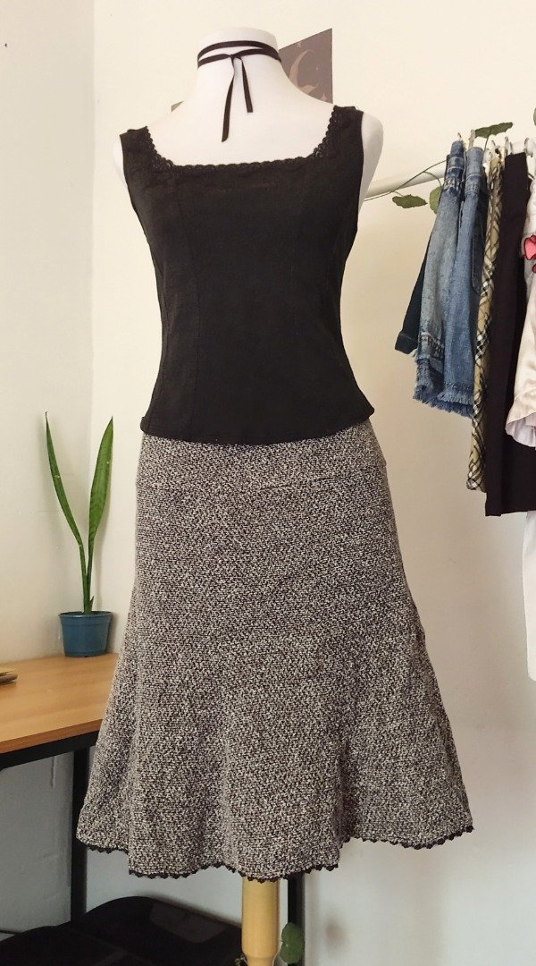 Producto - Falda Midi puntilla t/s