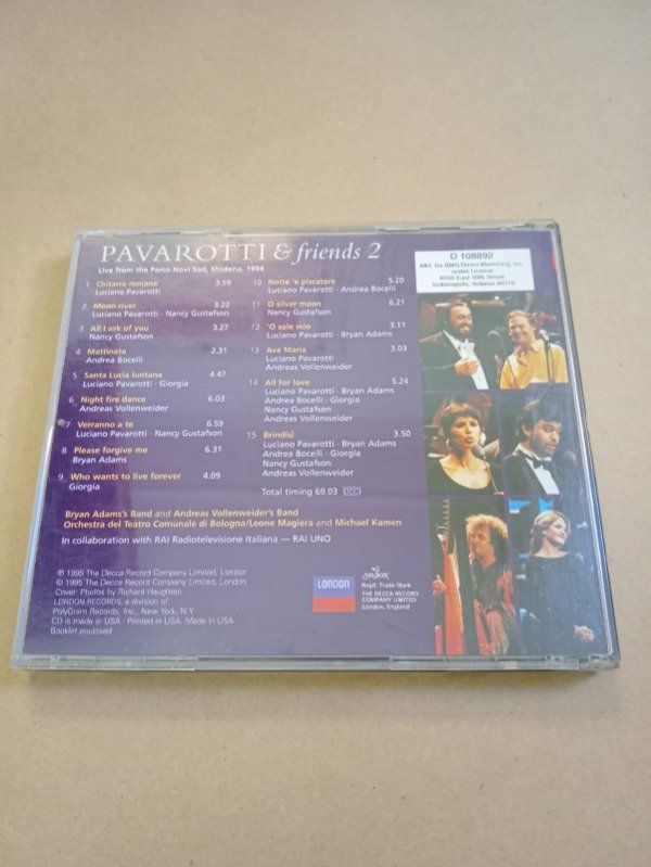 Producto - Pavarotti and friends #2 - Artistas varios - Decca Record 1995 - 1