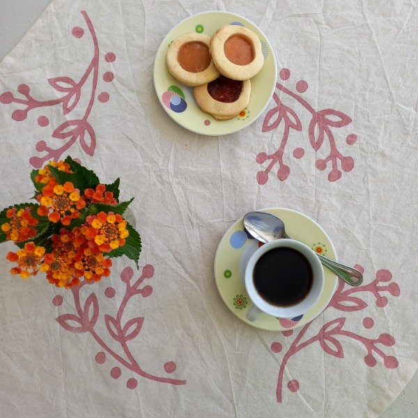 Producto - MANTEL BRUNCH RAMITA ROSA
