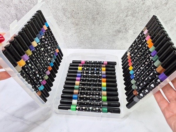 Producto - Valija de Marcadores Glitter Bicolor doble Punta x 36 (72 colores)