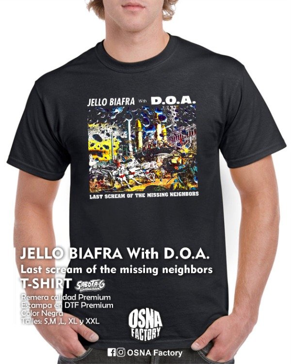 Producto - JELLO BIAFRA WITH DOA T Shirt