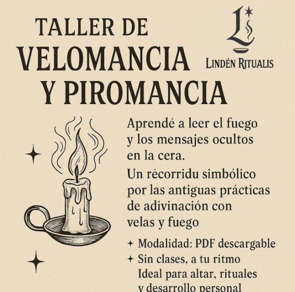 Producto - Taller Velomancia y Piromancia
