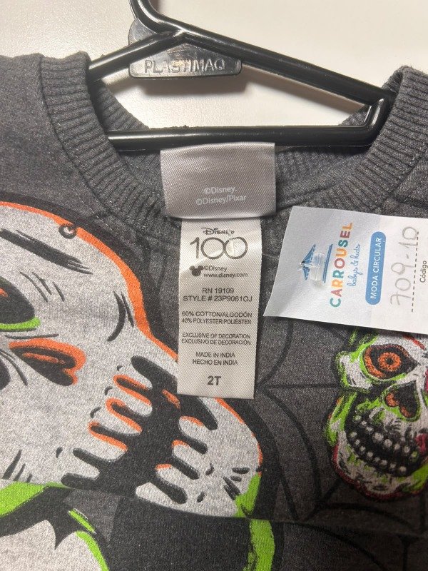 Producto - Buzo gris estampado Halloween Disney 100 - 3