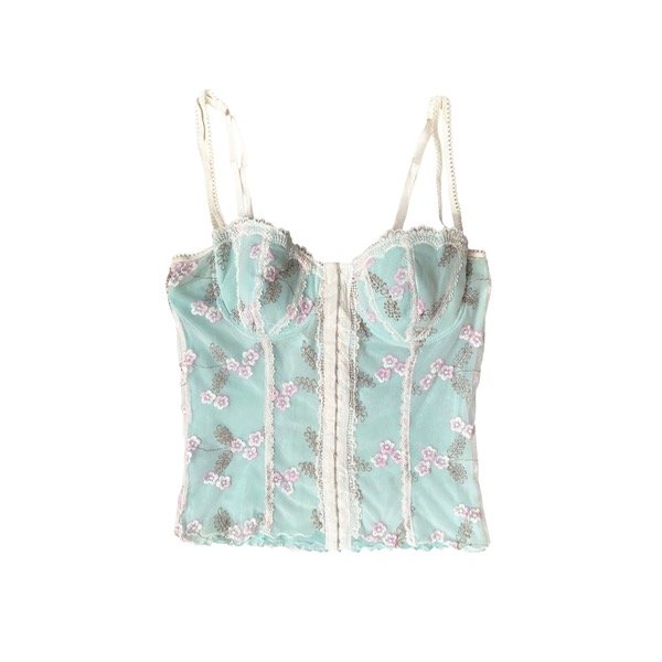 Producto - DEAD-STOCK aquamarine mesh top