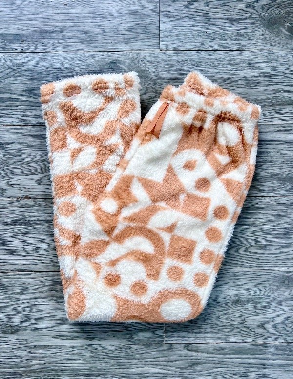 Producto - Pantalón plush beigue y marron
