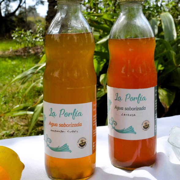 Producto - Jugo concentrado con hierbas La Porfía x 1 litro (rinde 4 litros)