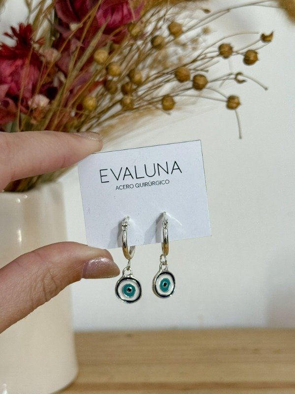 Producto - Aros Ojo Turco Colgante