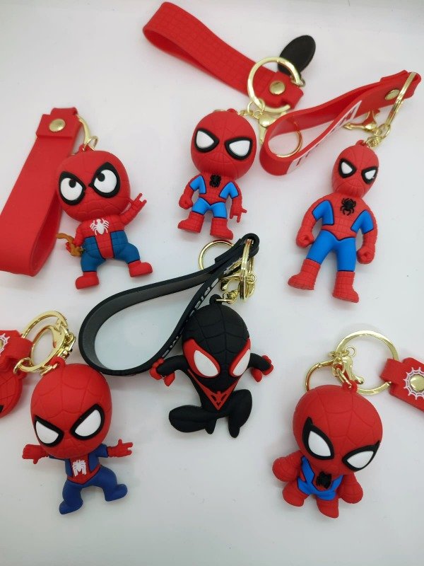 Producto - Llavero de goma Spiderman varios modelos - Marvel
