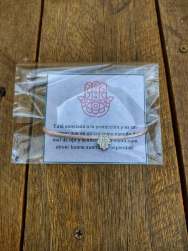 Producto - Pulsera Mano Hamsa Hilo