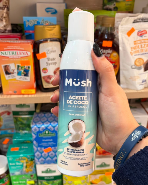 Producto - Aceite de coco en aerosol "Mush"