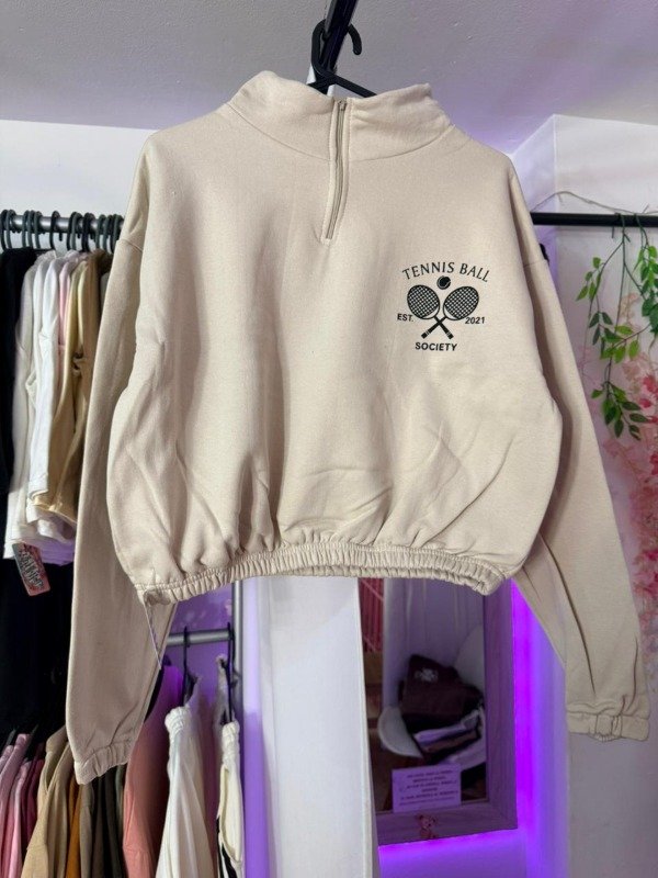 Producto - Buzo Tennis Beige Claro Falla