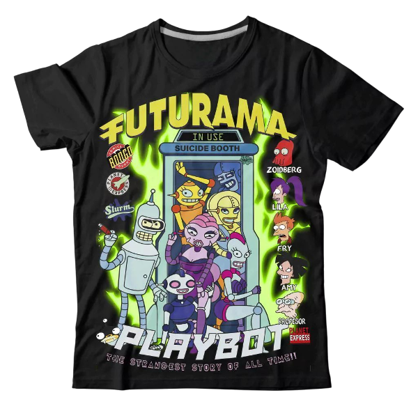 Producto - Remera Futurama FOTOLUMINISCENTE