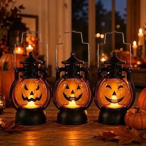 Producto - Farol con Luz Halloween - 1